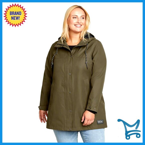 Women's Waterproof Down Parka with Adjustable Hood and Pockets